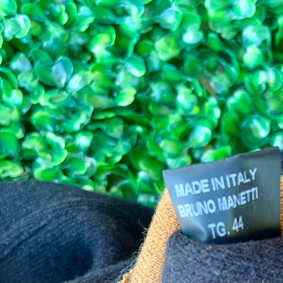 BRUNO MANETTI Sartorial Wool Jacket In Black Size 44 (Medium) - Picture 4 of 6